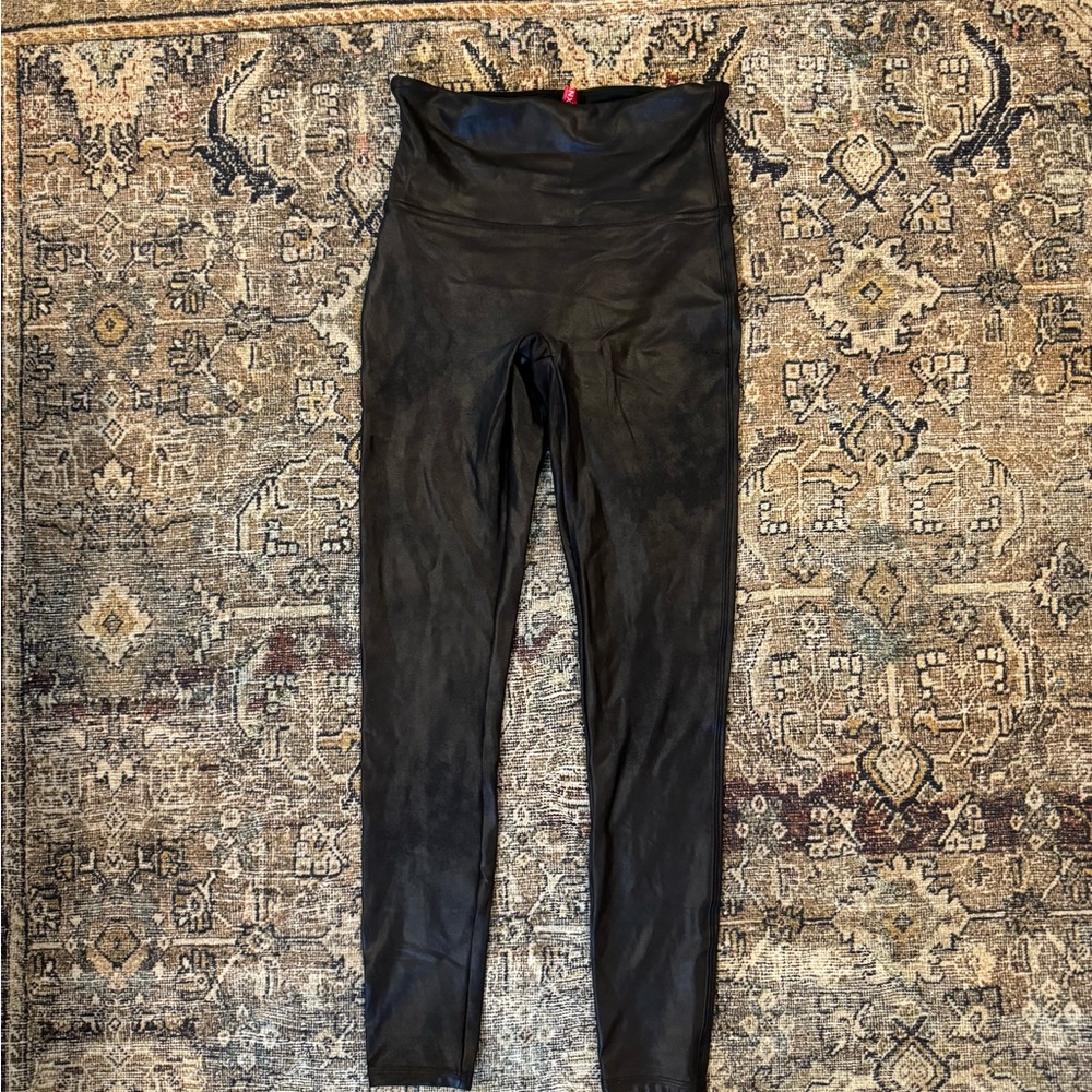 Spanx Black High-Waisted Leggings